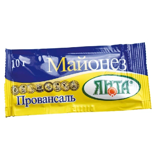 Майонез ЯНТА без змж 10гр пакет
