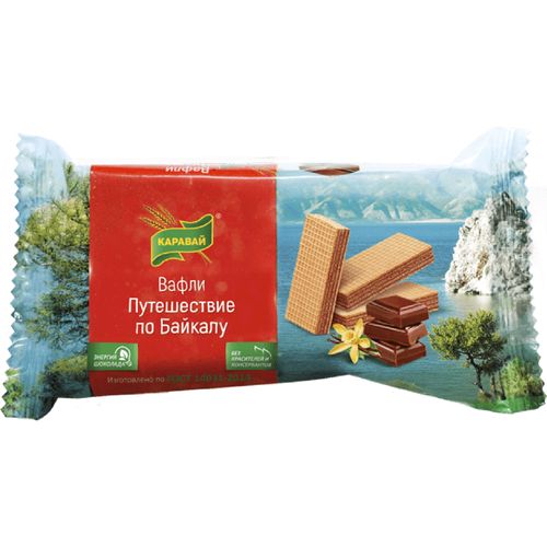 Вафли КАРАВАЙ Путешествие по Байкалу 300гр