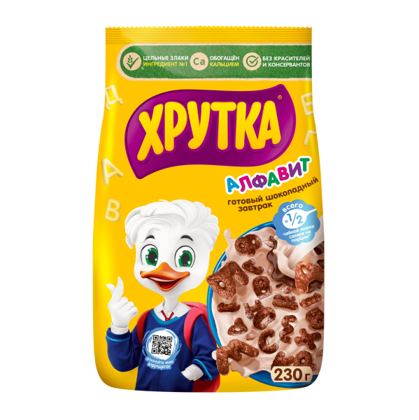 Завтрак готовый ХРУТКА Алфавит  230 гр м/у