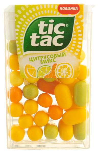 Драже ТИК ТАК Цитрусовый микс 16 гр