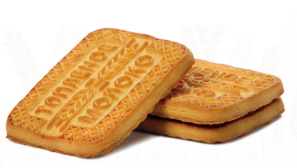 Печенье сахарное СЛАДКАЯ АРТЕЛЬ На топленом молоке со слив. начинкой 560 гр