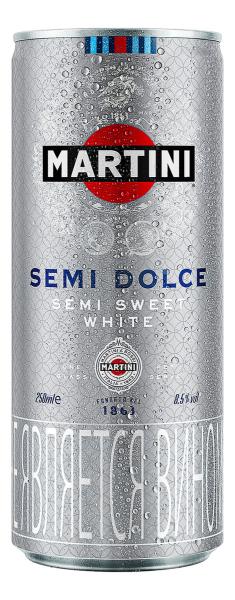Напиток виноградосодержащий Martini Semi Dolce белый сладкий 0,25л 8,5%