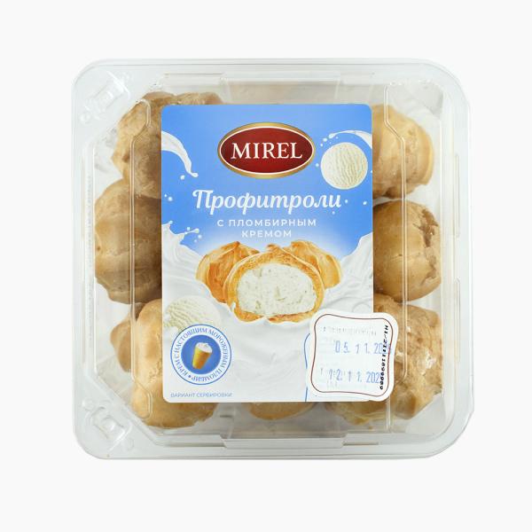 Профитроли МИРЕЛЬ с пломбирным кремом 180 гр