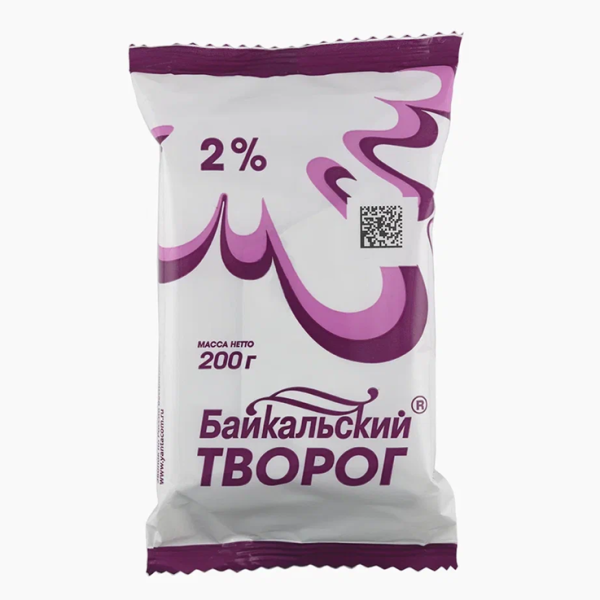 Творог ЯНТА 2% без змж 200гр