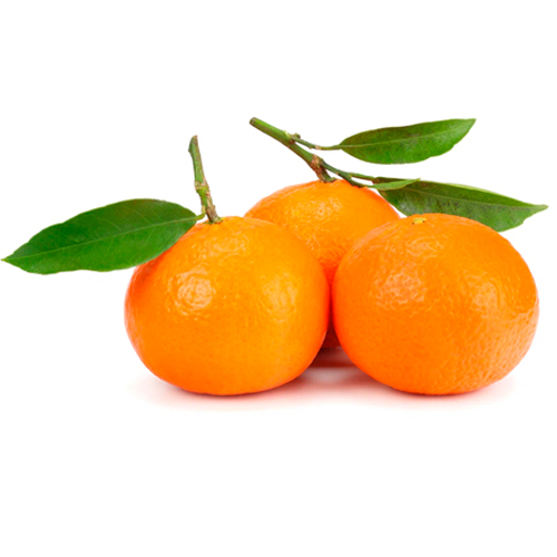 Мандарины с листочками