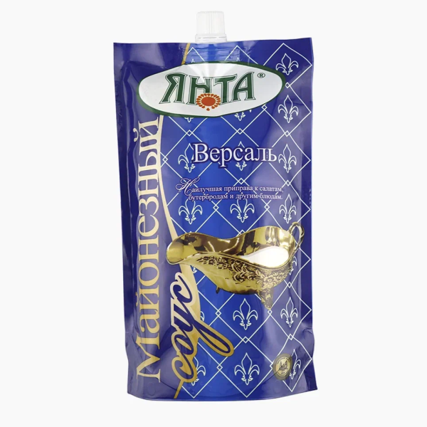 Соус майонезный ЯНТА Версаль 400гр дой-пак