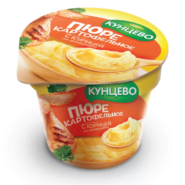 Пюре картофельное КУНЦЕВО с курицей по домашнему 40 гр.