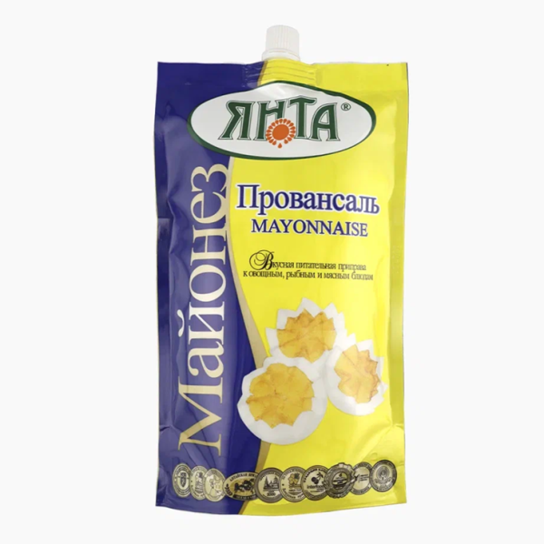 Майонез ЯНТА Провансаль 400гр дой-пак