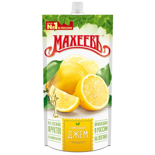 Джем МАХЕЕВЪ из лимона с имбирем 300 гр дой пак