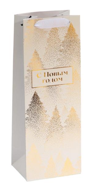 Пакет под бутылку ЗОЛОТОЙ, арт. 4984279, Сима-Ленд