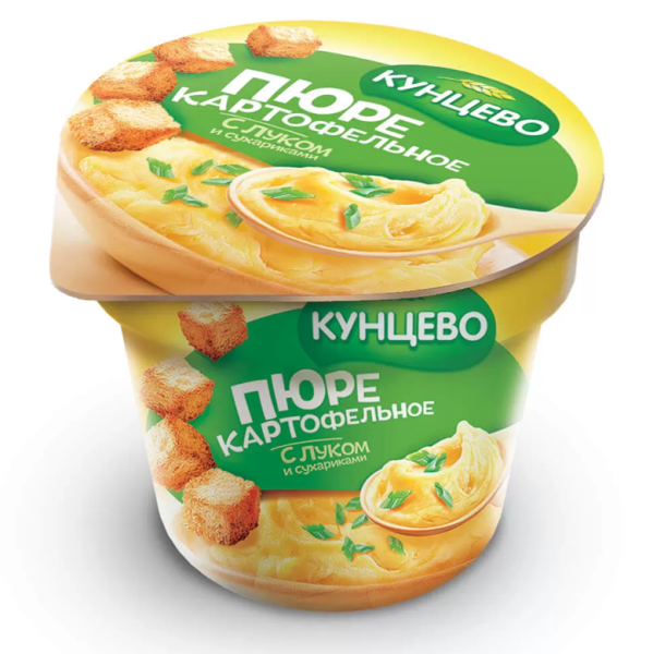 Пюре картофельное КУНЦЕВО с луком и сухариками 40 гр.