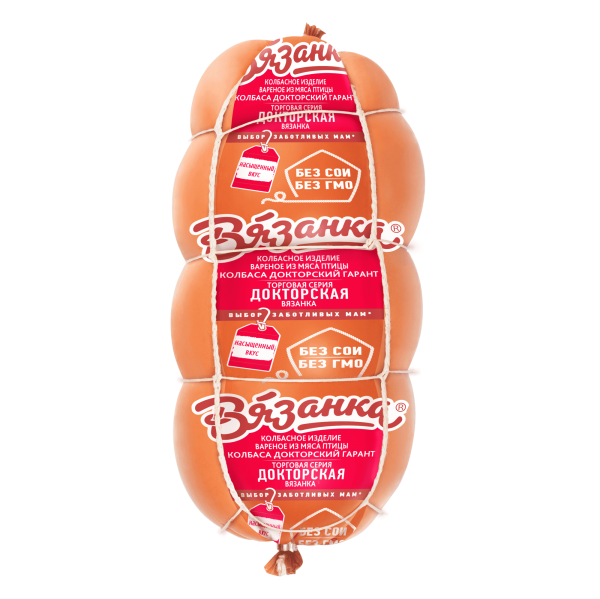 Колбаса ВЯЗАНКА Докторский Гарант ТУ вар  400 гр