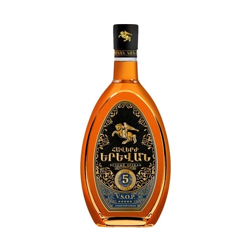 Коньяк ВЕЧНЫЙ ЕРЕВАН Армянский 5 лет 0,5л 40%