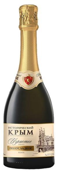 Вино игристое ИСТОРИЧЕСКИЙ КРЫМ белое п/сл.  0,75л 11,5%