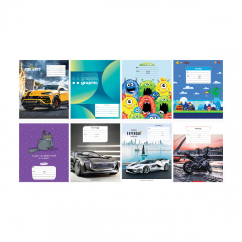 Тетрадь 12 л. линия АРТСПЕЙС МИКС Мальчики, арт. Т12л_49284, КЛ