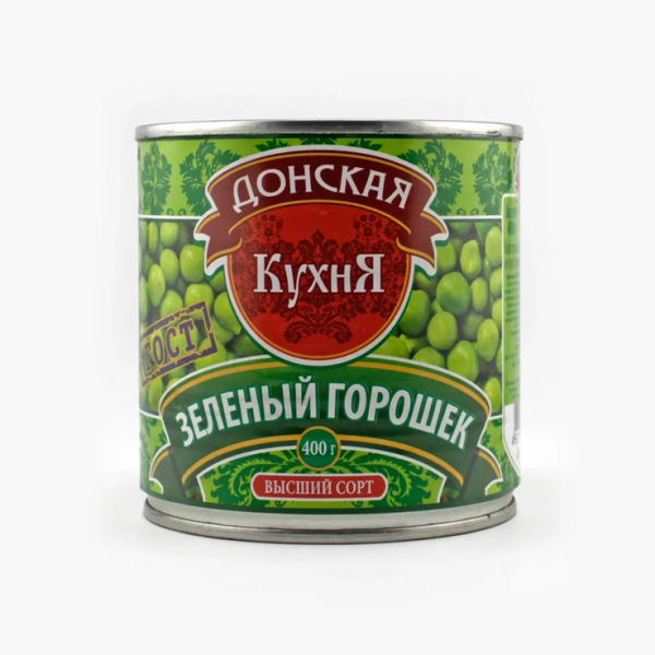 Горошек зеленый ДОНСКАЯ КУХНЯ 425 гр ж/б