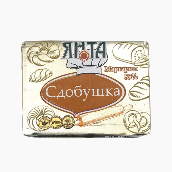 Маргарин ЯНТА Сдобушка 55% с змж 180гр
