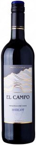 Вино ЭЛЬ КАМПО РЕЗЕРВА ПРИВАДА Мерло красное сух. 0,75л 13%