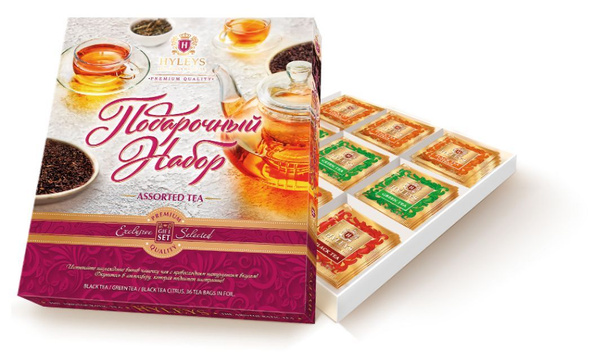Чай подарочный ХЭЙЛИС Ассорти 36 пак х 2 гр к/к