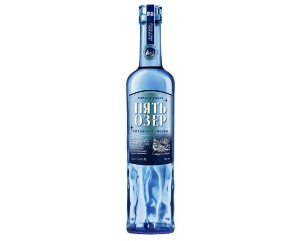 Водка ПЯТЬ ОЗЕР Студеная 0,5л 40%