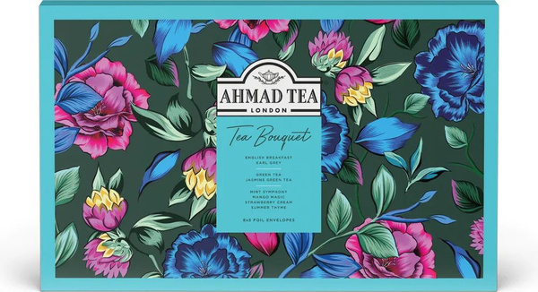 Набор подарочный АХМАД Ти Чайный букет ассорти 8 вкусов * 40 пак к/к