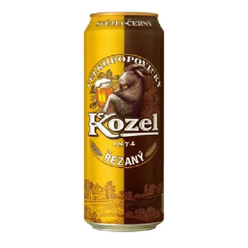 Пиво КОЗЕЛ резаное светлое 4,7% 0,45 л ж/б