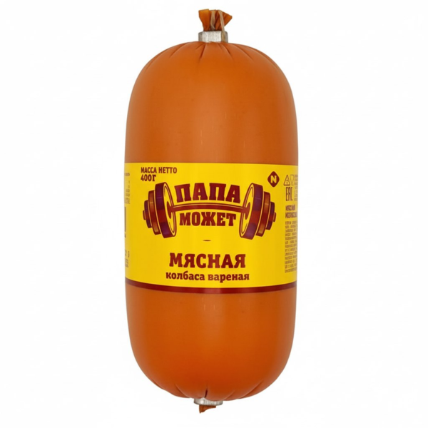 Колбаса ПАПА МОЖЕТ Мясная вар 400гр