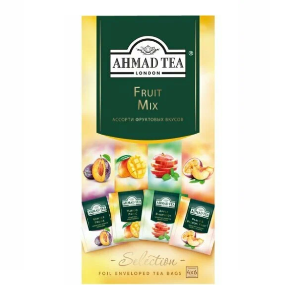 Чай АХМАД  Ассорти фруктовых вкусов 20 пак*2 гр