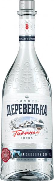 Водка ЗИМНЯЯ ДЕРЕВЕНЬКА Таежная 0,7л 40%