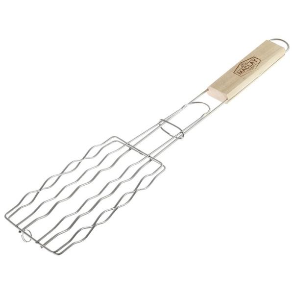 Решетка-гриль МАКЛАЙ для сосисок, нержав. сталь, размер 17*8,5  см 4873521