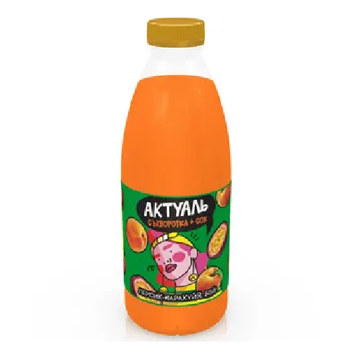 Сыворотка АКТУАЛЬ персик-маракуйя без змж 930мл