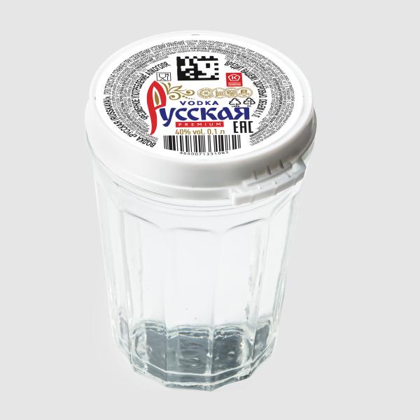 Водка РУССКАЯ 0,1л 40%