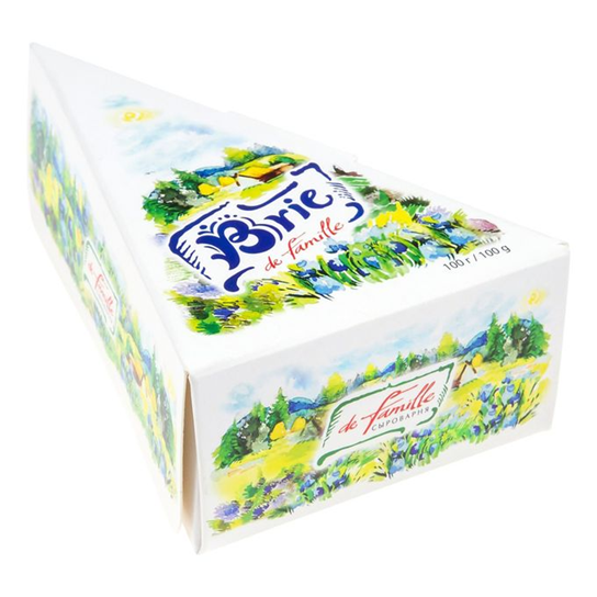 Сыр ДЕ ФАМИЛЬ Бри мягкий с белой плесенью 50% без змж 100гр