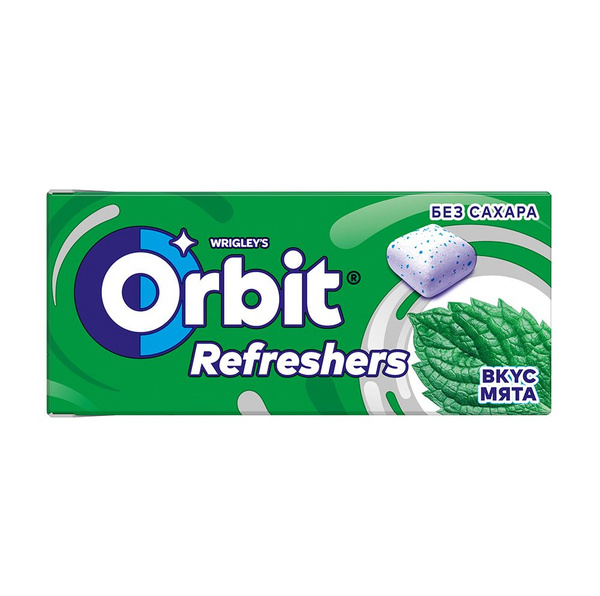 Жевательная резинка ОРБИТ Рефрешерс Мята 20 гр