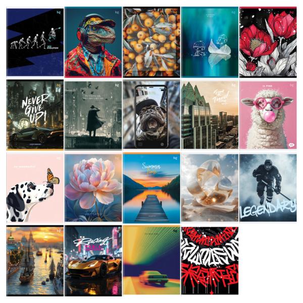 Тетрадь 48 л. (линия) БиДжи Супер Мих-20, арт. 10410, КЛ