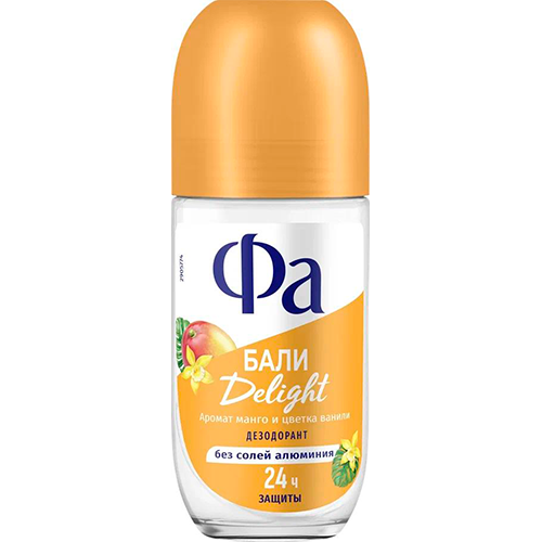 Дезодорант-антиперспирант Fa Ритмы Острова Бали Делайт ролик 50мл