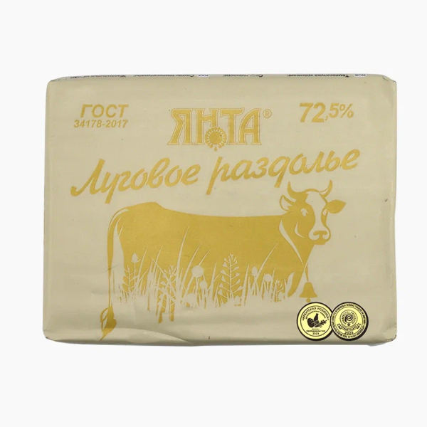 Спред ЯНТА Луговое раздолье растительно-жировой 72,5% с змж 180гр