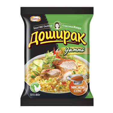 Лапша ДОШИРАК ЯММИ курица 80 гр.