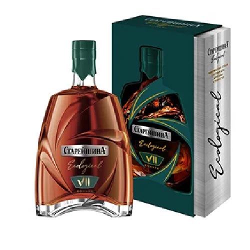 Коньяк СТАРЕЙШИНА Эколоджикал 7 лет 0,5л 40%