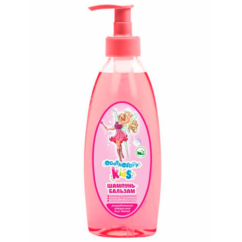 Шампунь-бальзам ЭКОТЕРОПИЯ Детский Клубника 250мл (РК)