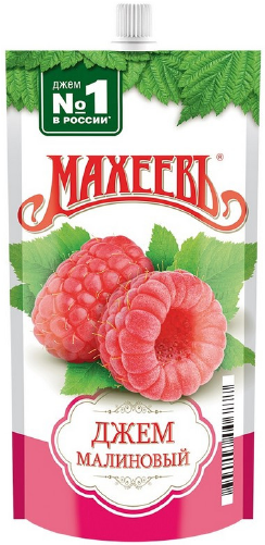 Джем МАХЕЕВЪ из малины 300 гр дой-пак