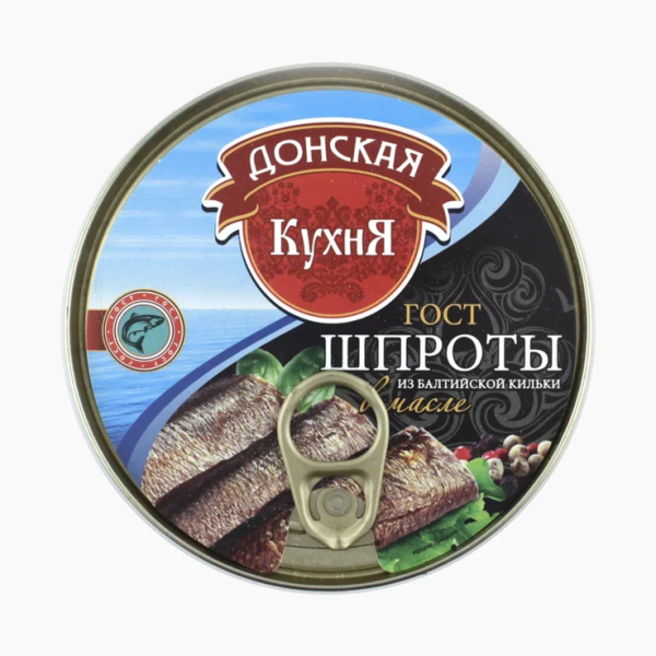 Шпроты ДОНСКАЯ КУХНЯ в масле 160 гр ж/б