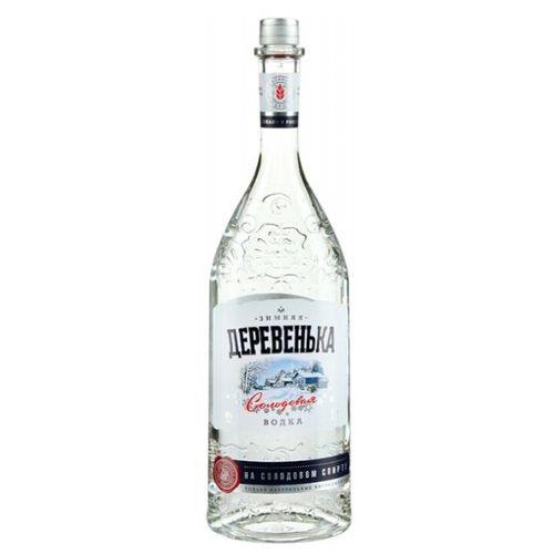 Водка ЗИМНЯЯ ДЕРЕВЕНЬКА 1,0л 40%