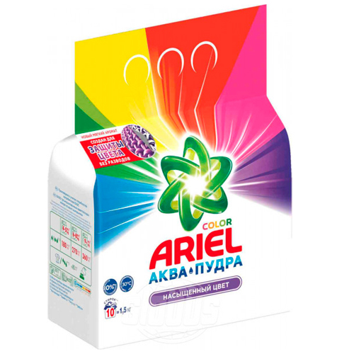 Порошок стиральный АРИЭЛЬ автомат Колор 1,5кг