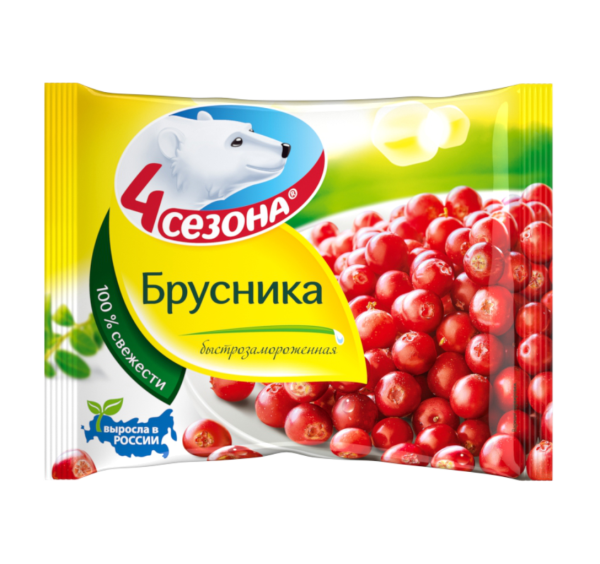Брусника 4 СЕЗОНА замороженная 300гр