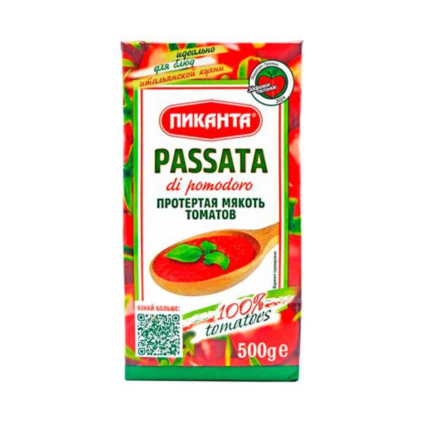 Мякоть томатов ПИКАНТА протертая 500 гр т/п