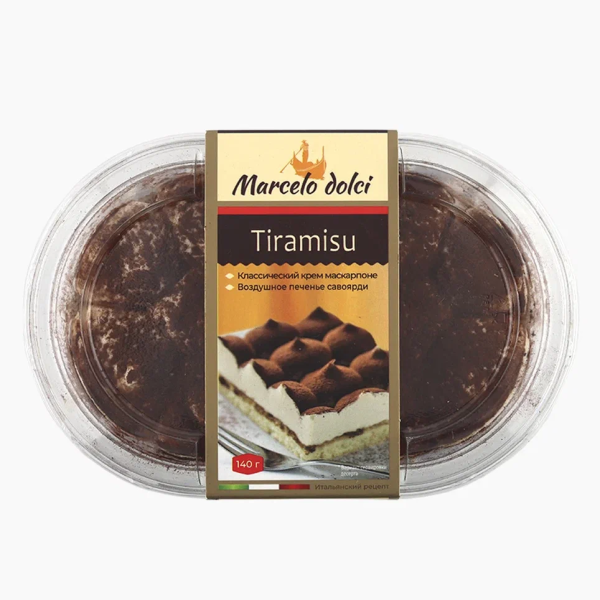 Пирожное МАРСЕЛО ДОЛЬЧИ Тирамису 140 г