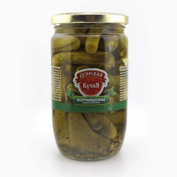 Корнишоны ДОНСКАЯ КУХНЯ маринованные 670 гр ст/б