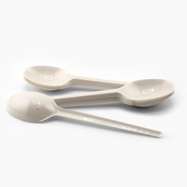 Набор пластиковых ложек столовых одноразовых 10 шт