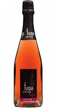 Вино игристое ФУГА Кава выдерж. брют розовое 0,75л 11,5%